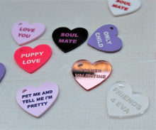 Load image into Gallery viewer, Love Candy Hearts Pet Tags
